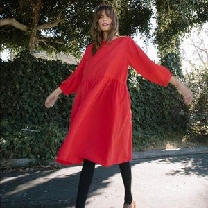 Tradlands midi flame red nova dress xl